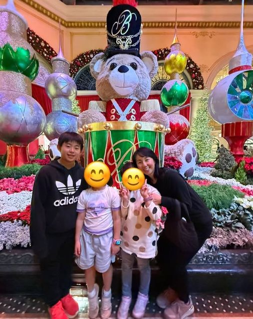 元プロゴルファータレント・東尾理子、子連れで初のラスベガスへ！ワクワク観光ショットに注目