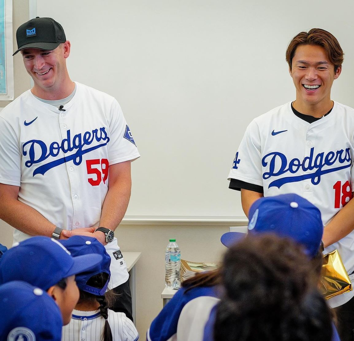 山本由伸がアメリカの子どもたちに日本語教育！