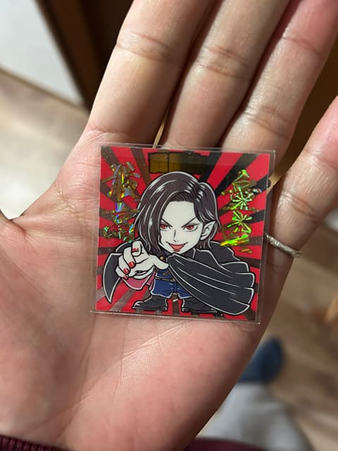 漫画家・奥嶋ひろまさ「公式グッズのクオリティー」ファンからプレゼントされた”〇〇風”森蘭丸ステッカーを公開！