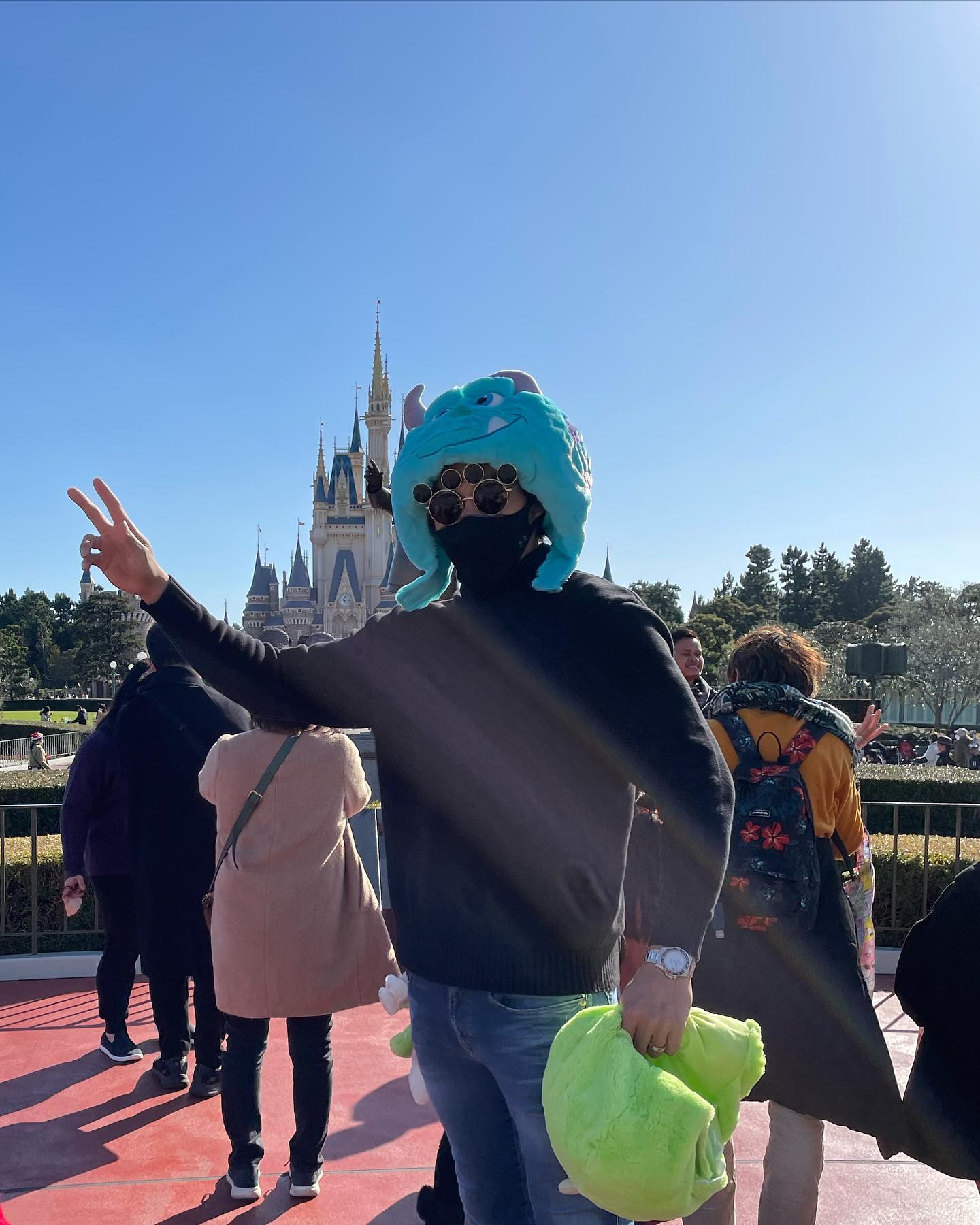 「誰よりも楽しんでそうで最高😂」🐭柳田悠岐が家族でディズニーランドへ🎠