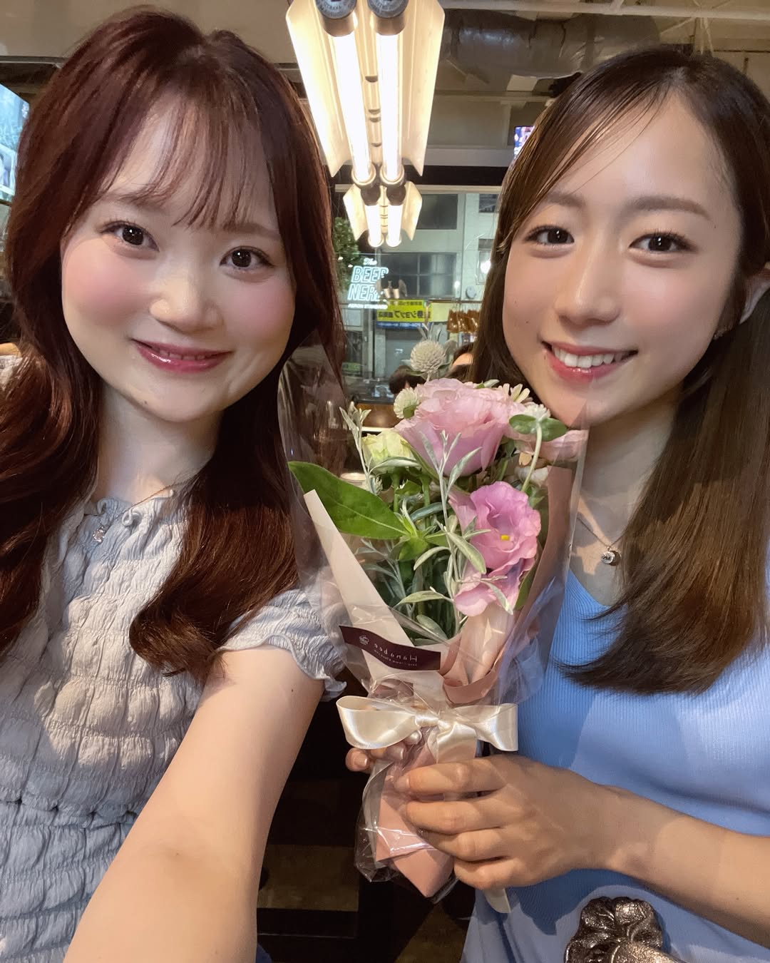 高橋礼子が10年ぶりに後輩と再会「放送部仲間として共に切磋琢磨してきました」