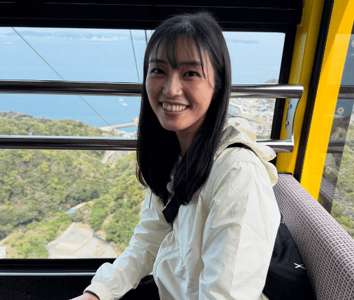 美女リポーター、鋸山ハイキングを堪能！”ロープウェーショット”にファンほっこり「こういうレポートも可愛いくていい」