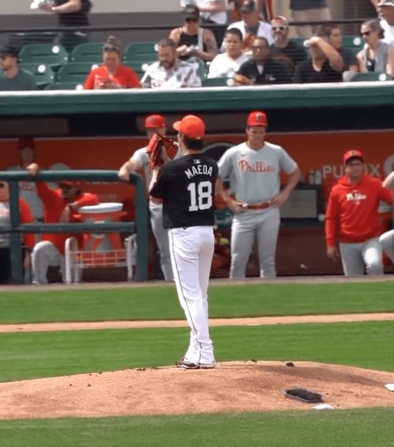 前田健太が移籍後初登板、好投にファン「めちゃくちゃ期待している今年」