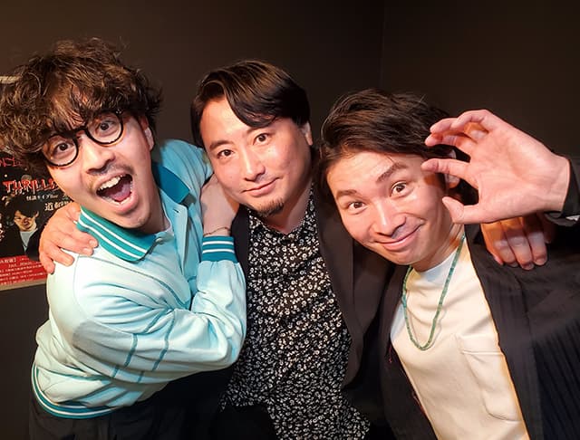 怪談師・夜馬裕、スリラーナイト道頓堀店のゲスト出演！感謝のオフショットを公開！