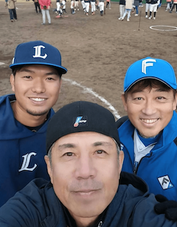 「どんな繋がりの3人？！」元プロ、現役選手3人による貴重な野球教室開催！