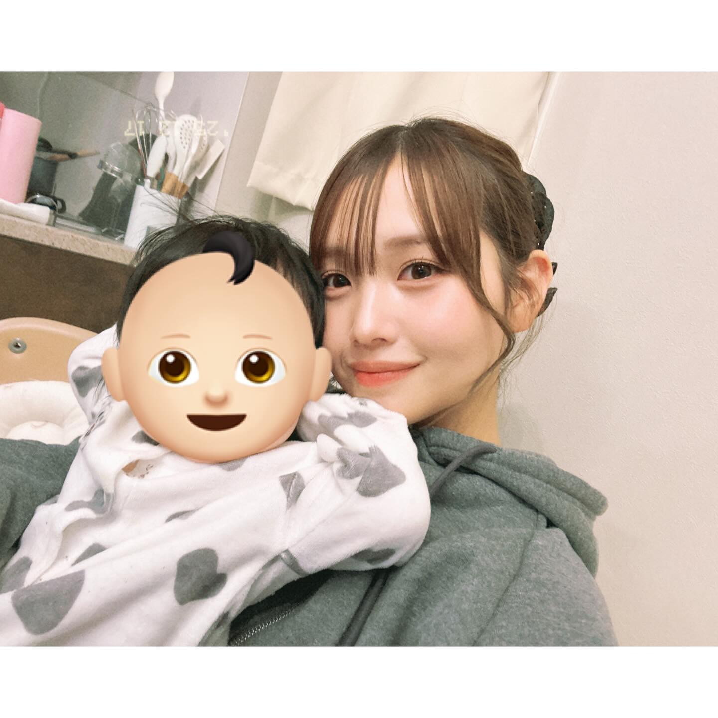 毎日成長! 森本流那、赤ちゃんとの幸せショットを公開