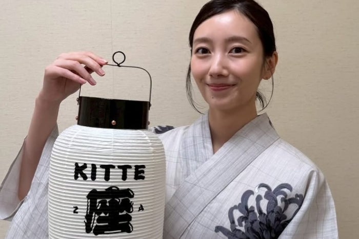 清涼感しか感じない！波留の浴衣姿が整いすぎ…色も柄も着こなしも、パーフェクトな仕上がりです。