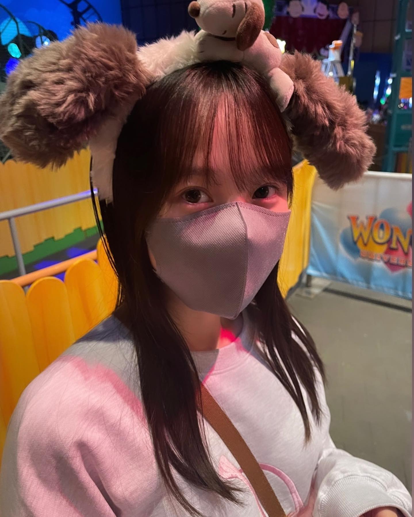 本田紗来がUSJを満喫💕スヌーピーのカチューシャショットに「五万回いいね押したい」