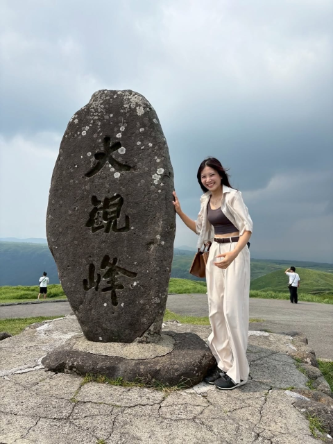 ヘソチラスタイルでファン魅了！SAGA久光スプリングス中島咲愛、オフ満喫スマイル投稿「自然！！！すごい！！綺麗！！！」