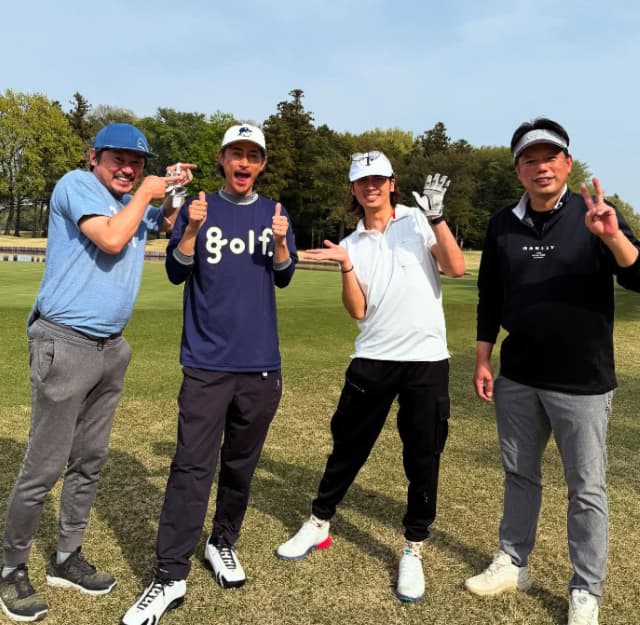 窪塚洋介がゴルフでのベスト更新に歓喜！