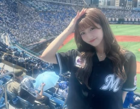 SUPER☆GiRLS・門林有羽は横浜スタジアムでの野球観戦デビューを果たす！
