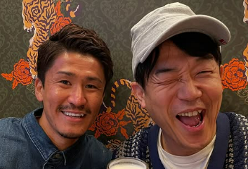 ペナルティのヒデが清水エスパルスの北爪健吾と楽しい時間を過ごす！