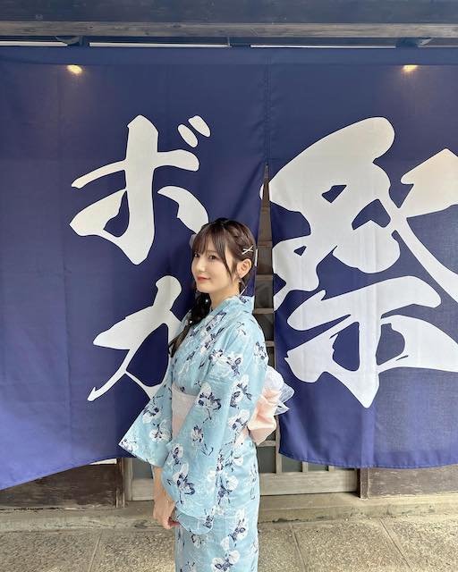 人気YouTuber◆かすがインスタを更新💖 自身がプロデュースするブランドのイベントで浴衣姿を披露👘❕