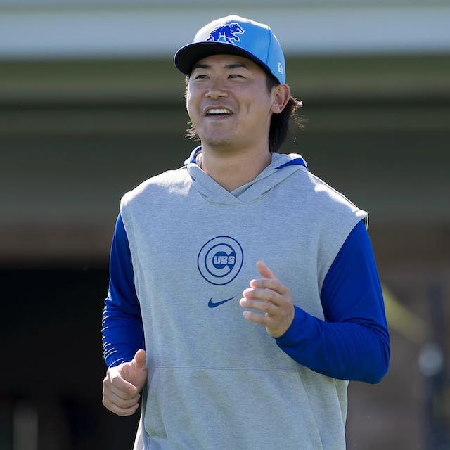 カブスがキャンプ中の選手たちの写真をアップ❗️その中には今永の姿も👀