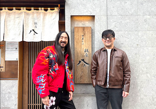 銀座のダンディー2ショット　榊原信行と世界的DJとの交流が話題に