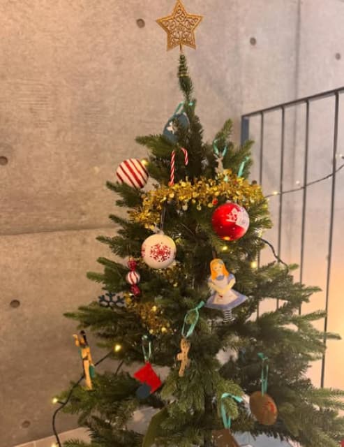 平井理央、代官山のツリーでXmas満喫