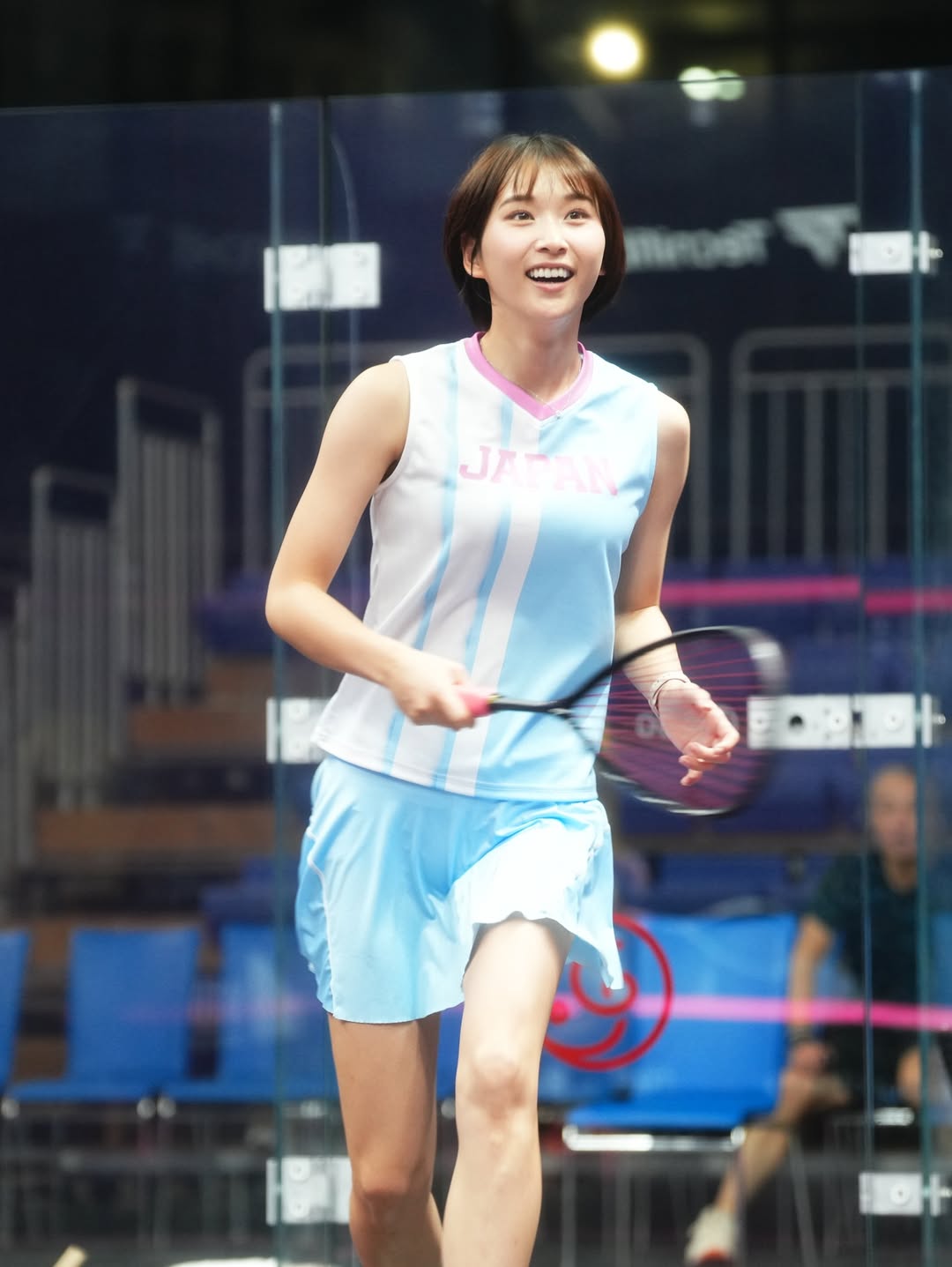 “スポーツ美女”姫子の笑顔とスタイルに反響！大会アンバサダーとしてステージ登壇