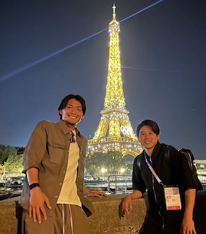 内田篤人とパリで再会する町田浩樹