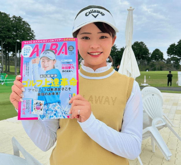 「メッチャ可愛い！」美女プロゴルファー政田夢乃、屋外の”ドリーミーフォト”にファン大喝采！