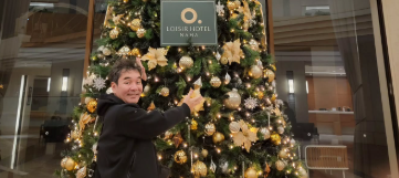 ダチョウ倶楽部、沖縄のクリスマスツリーを公開！リーダー出演の「ミュージックソン」に期待の声