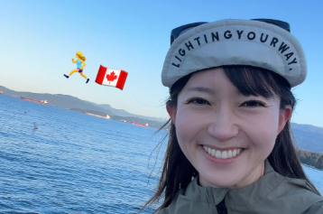 「朝ランスマイルが眩しすぎ！」長谷川朋加、カナダでの爽やかプライベートショットに反響
