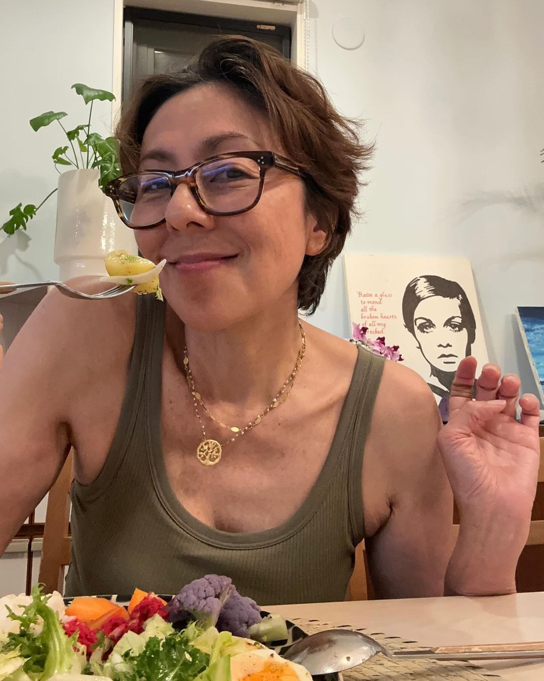 58歳RIKACO、老けない秘訣は