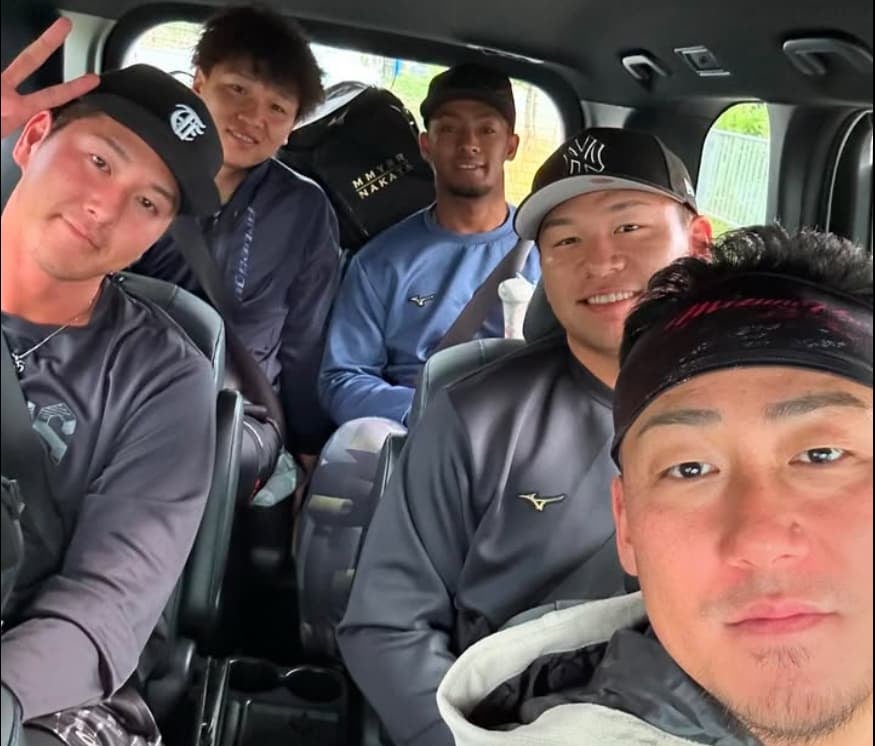 中日・中田翔始動！！弟子たちと自主トレ開始！