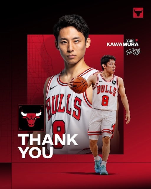 NBAブルズが河村勇輝との契約を電撃解除　理由は右足の痛みか