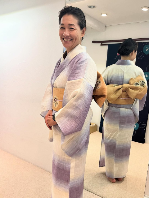 美しすぎる浴衣姿にうっとり！伊達公子、優雅さあふれる和美人ショット公開！