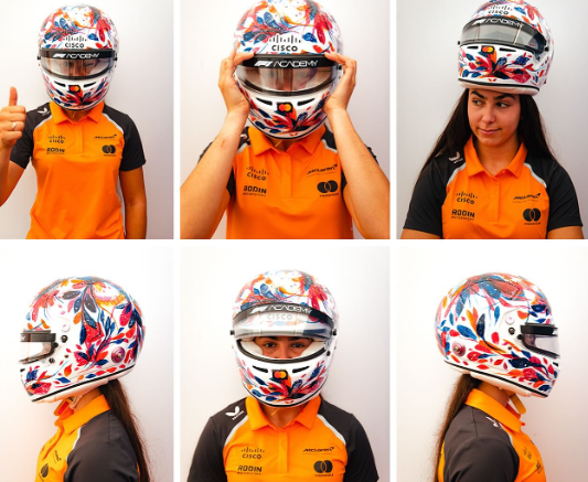 マクラーレンが公開した“世界にひとつ”の特別ヘルメットが話題沸騰！驚きのアートコラボとは？