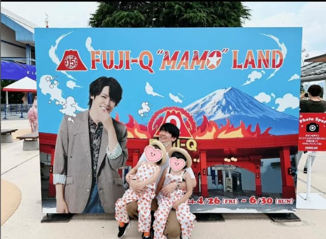 花江夏樹　富士急ハイランドで超人気声優と遭遇⁉親子で記念撮影