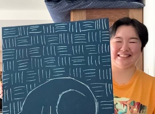 「素敵なアーティスト」やす子が公開した新作アートにファンから絶賛の声が集まる