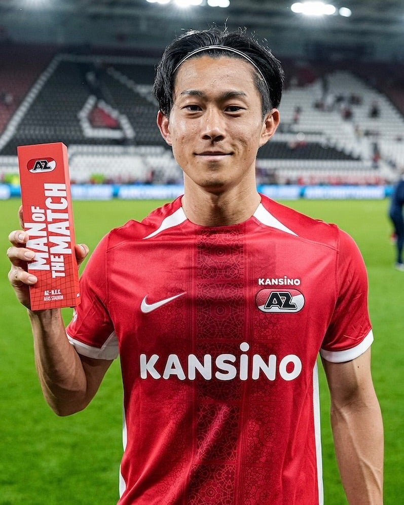 毎熊晟矢が早速MOMとして選出！AZは日本人対決制し連勝を飾る