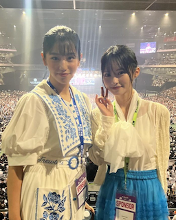 「顔ちっさ」一部活動自粛中の美人アイドルがRIZIN観戦「息を呑むのも忘れるほど」