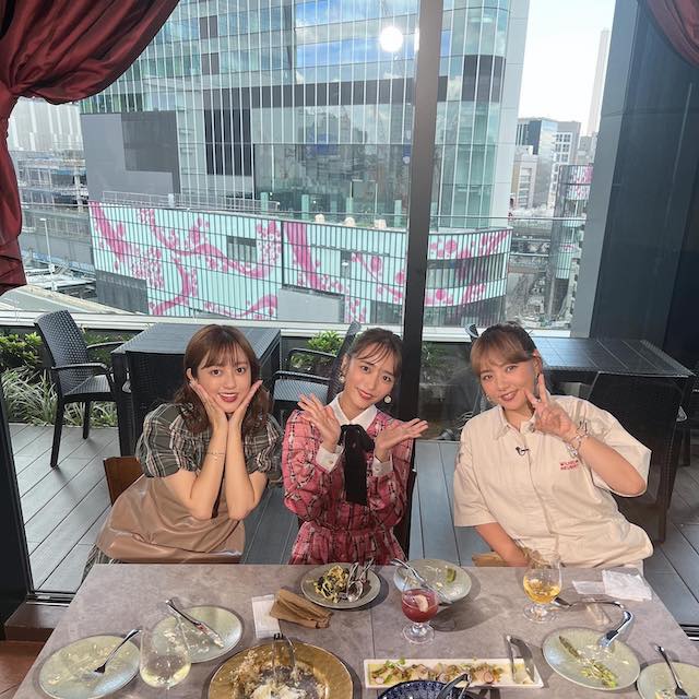 近藤千尋が菊地亜美、野呂佳代との3ショットを公開！番組収録で天然発動？