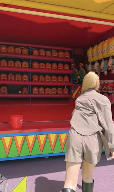 長崎望未が人生2回目の的あてゲームで上達した姿を披露！