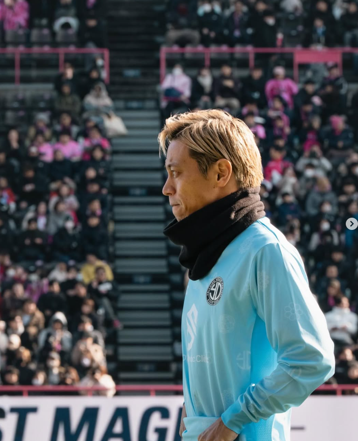 本田圭佑、柿谷曜一朗の引退を祝福