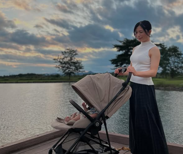 自然に癒やされる贅沢時間！鮫島彩、実家・宇都宮で感じる“夕風の涼しさ”