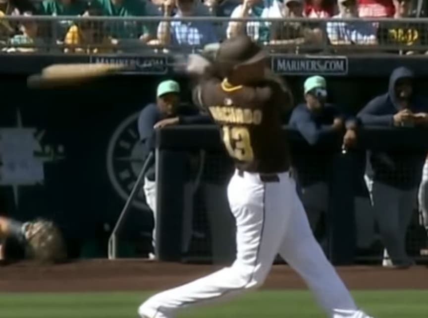 パドレス主砲の一振りを公開！！「2025年初打席の初球を振り抜いてホームラン！」MLB Japan