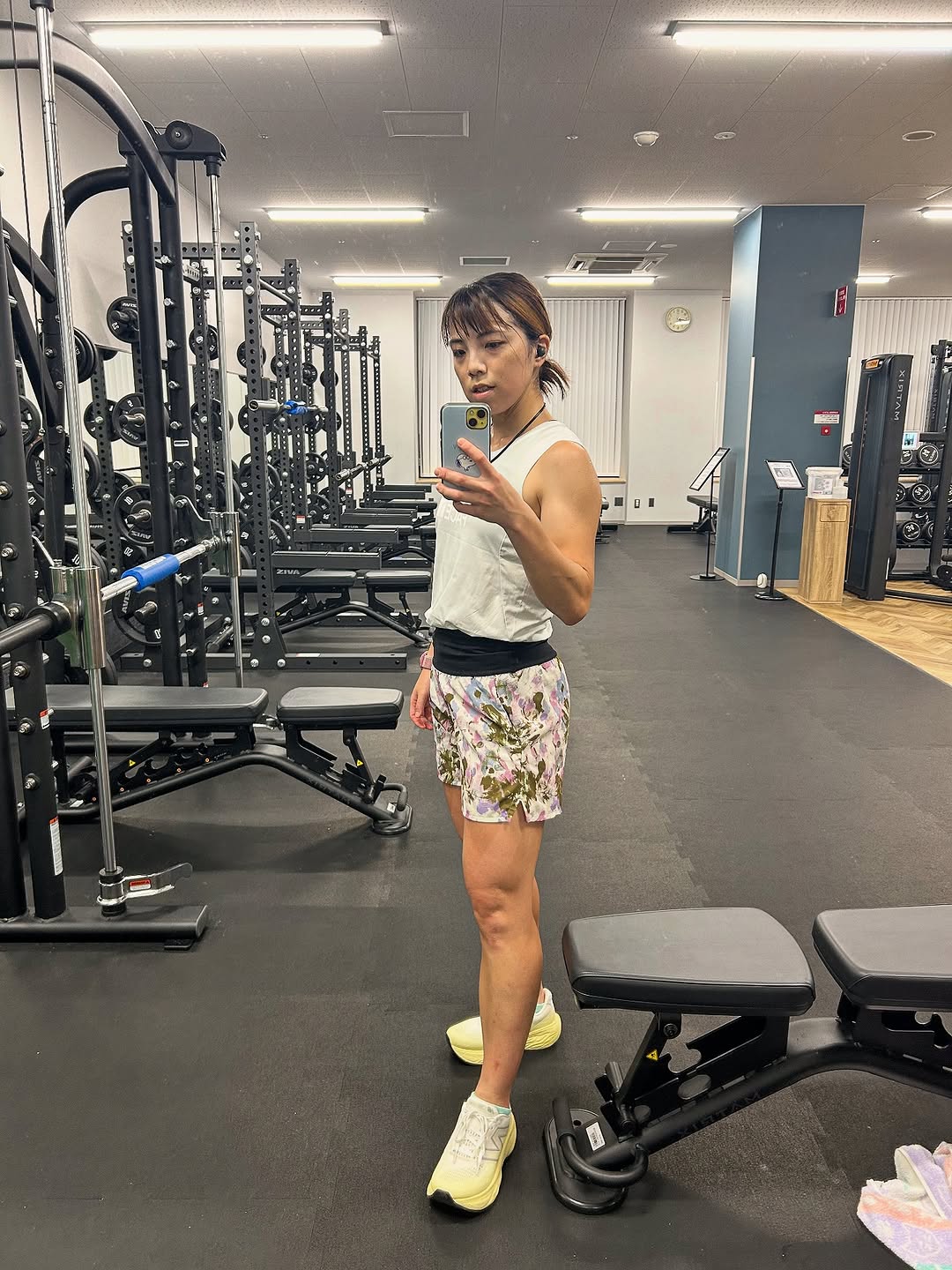 大谷知夏、「このいつも通りが良い」ジムでのトレーニング姿を公開