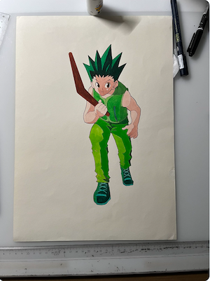 冨樫 義博がゴンを映しXを投稿！