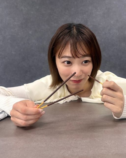 グッモニお天気お姉さん・今井春花「ポッキーの日」のプチ贅沢に「可愛すぎ」の声！