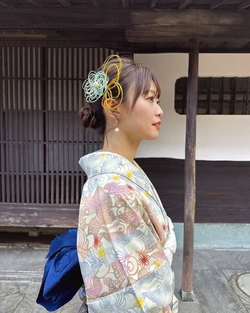 ABEMA初代専属アナ西澤由夏、美しすぎる着物姿を公開！ファンうっとり