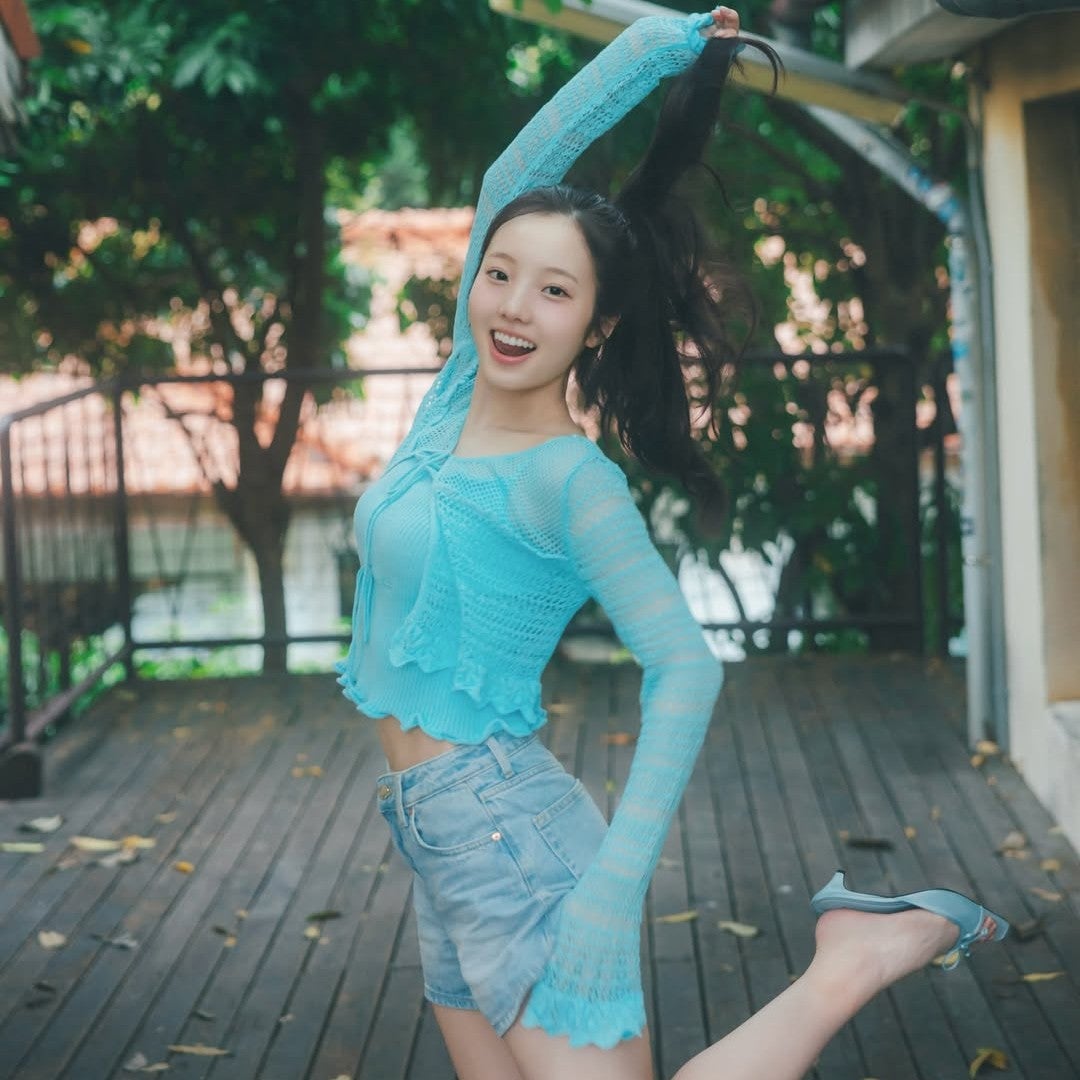 「これは破壊力高すぎる！」本田真凜、可愛すぎる”水色お姉さん”ショットを投稿しファンを瞬殺！