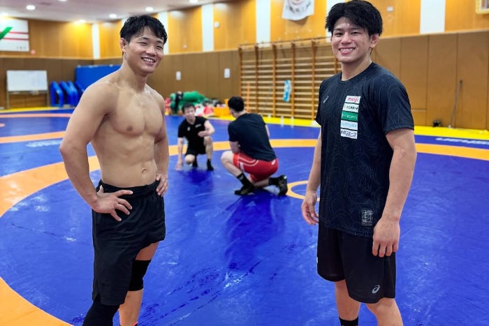 レスリング界に新星は現れるか！？パリ五輪金メダリストが合宿に参加、新世代に期待！