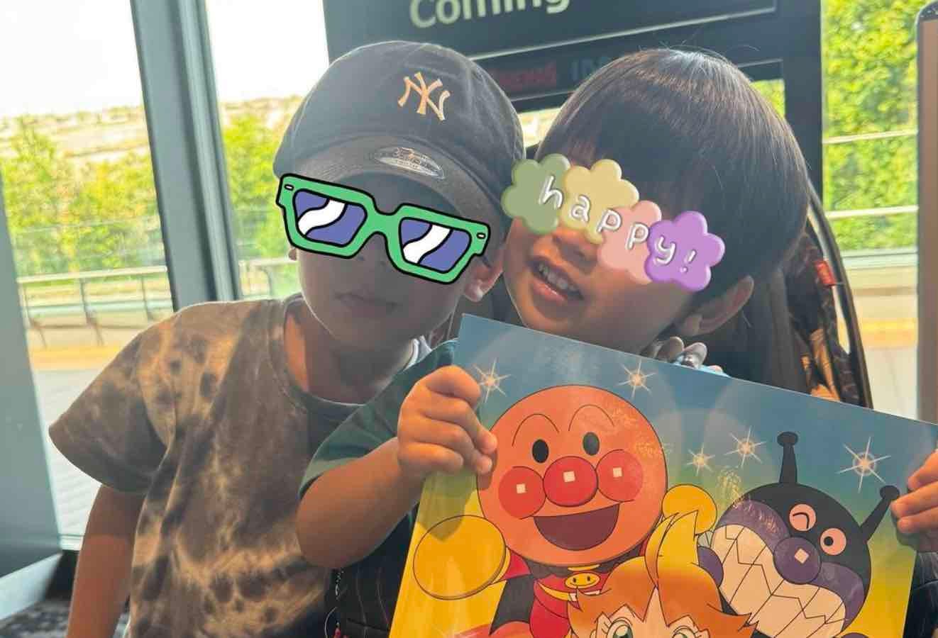 グラサンシャキーン！矢口真里が愛すべき息子たちと〇〇の映画を鑑賞