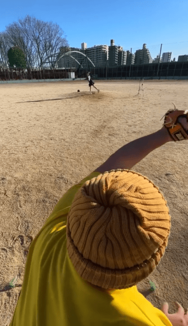 野球アイドル・越まりん、