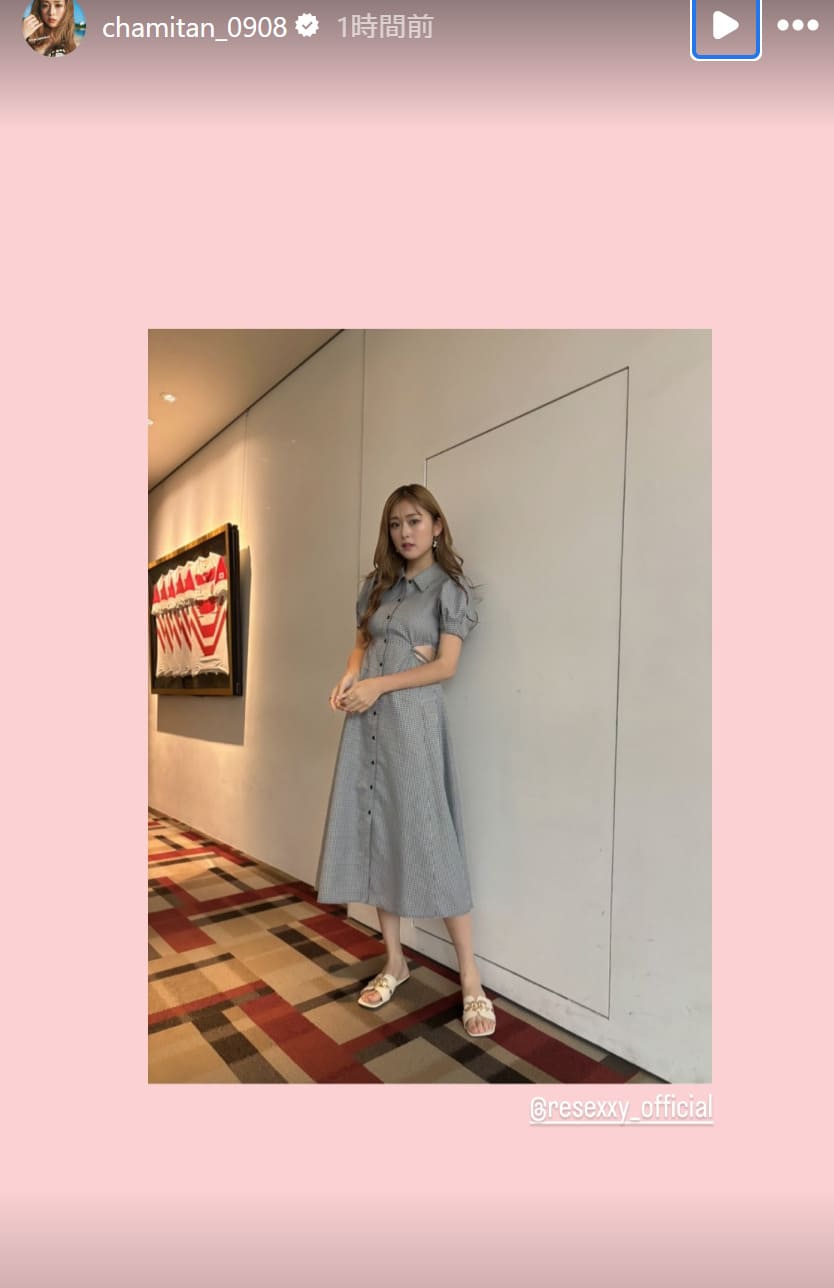 「夏にピッタリ!!」ゆうちゃみの足を大胆に出した私服姿が「可愛い」と話題に