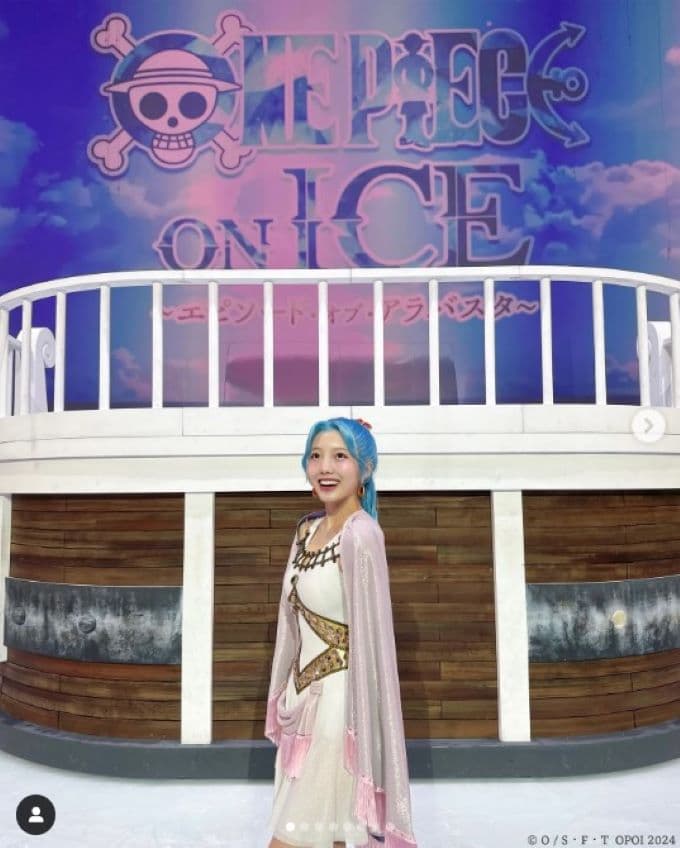 本田真凜が『ONE PIECE ON ICE 』に出演「ありがとうビビちゃん、元気でいてね」