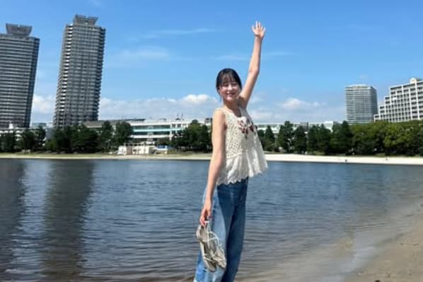 「眩しかった〜」大野帆香が夏の海を満喫！